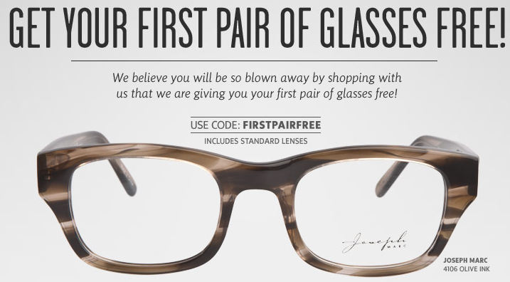 first pair free glasses