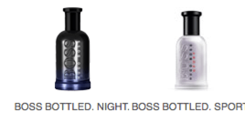 3 FREE Hugo Boss Fragrance Samples