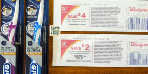 Walgreens: FREE Oral-B Pro-Health Toothbrushes + Centrum ProNutrients Possibly Only $0.99