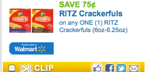 New $0.75/1 Ritz Crackerfuls & High Value Stride iD Gum Coupons + Great Deal at Walgreens