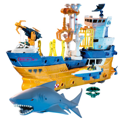 Matchbox Mega Rig Shark Ship 