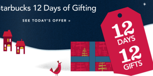 Starbucks 12 Days of Gifting: Buy 1 Tumbler/Mug and Get 1 Grande Beverage for FREE (Today Only!)