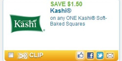$1.50/1 Kashi Soft Baked Squares Coupon = Only $1.25 Per Box at Target
