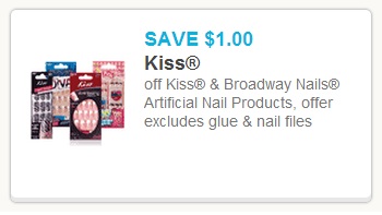 $1/1 Kiss or Broadway Artificial Nail Products Coupon = FREE at Dollar ...