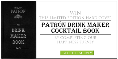 Send or Receive a Limited Editon Hard Cover Patron Drink Maker Cocktail Book