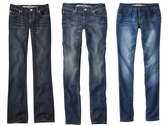 Target.com: Mossimo Juniors Bootcut and Skinny Denim Jeans $11.50 ...