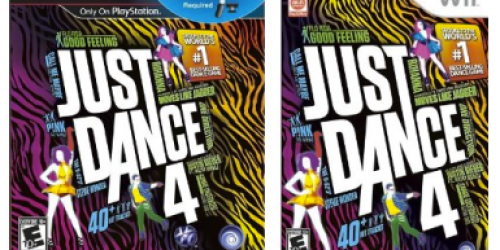 Amazon Mom Members: Score Just Dance 4 for Wii or PS3 for Only $19.99 (Lowest Price)