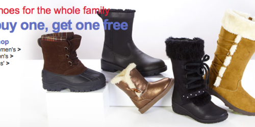 Kmart.com: Buy 1 Get 1 FREE Shoe Sale = Joe Boxer Toddler Rain Boots Only $5.85 + More