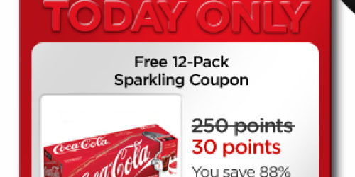 *HOT* My Coke Rewards: FREE 12 Pack Coca Cola Coupon Only 30 Points