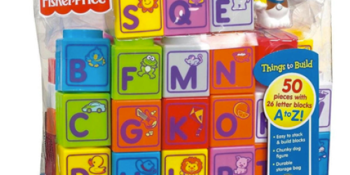 Fisher-Price Little People Builders Stack ‘n Learn Alphabet Blocks Only $6.38 (Reg. $24.99!)