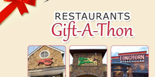 Darden Restaurants Gift-A-Thon: Gift FREE $5 Darden Restaurant Gift Card (1st 500 Only)