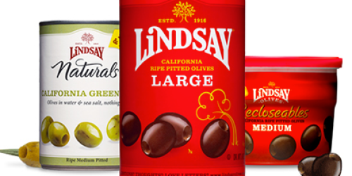 New $1/1 ANY Lindsay Olives Product Coupon = FREE at Dollar Tree (& Elsewhere During a Sale!)