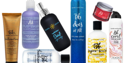 Bumble & Bumble: Free Shipping & Free Samples w/ Any Order (+ Download App for Real Rewards)