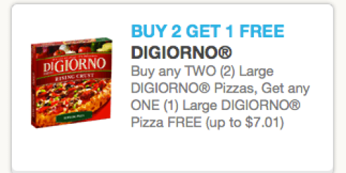 Buy 2 Get 1 FREE Digiorno Pizza Coupon Reset = Only $10 for 3 Pizzas & Fruit Bars at Target