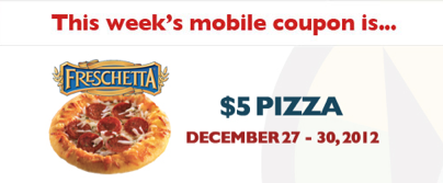 Regal Cinemas $5 Freschetta Pizza (Mobile Coupon) and Cinemark Free ...