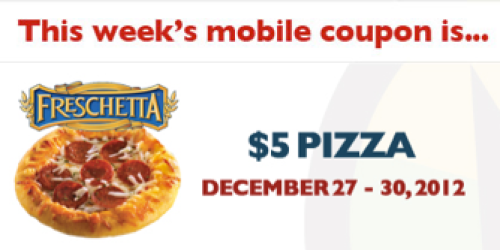 Regal Cinemas $5 Freschetta Pizza (Mobile Coupon) and Cinemark Free Drink w/ Popcorn Coupon