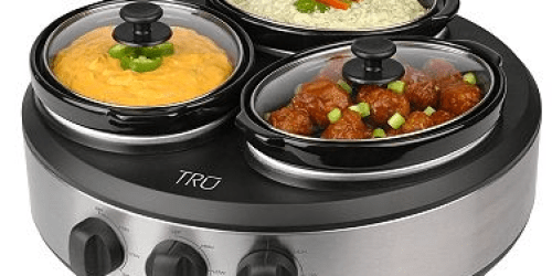 Kohl’s.com: TRU 3-Crock Round Buffet Slow Cooker Only $23.99 (Regularly $59.99!)