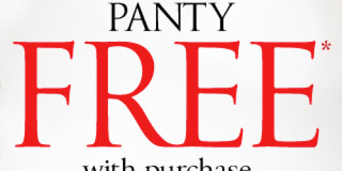 Victoria’s Secret: FREE Limited Edition New Year’s Eve Panty w/ ANY Purchase (12/29-12/31)