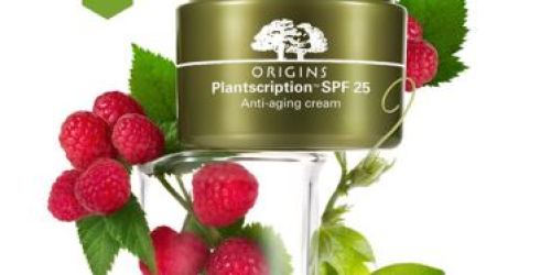 FREE Sample of Origins Plantscription SPF 25 Anti-aging Face Cream (Facebook)