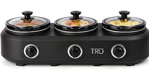 Kohl’s.com: TRU 3-Crock Buffet Slow Cooker Only $15.99 (Regularly $59.99)