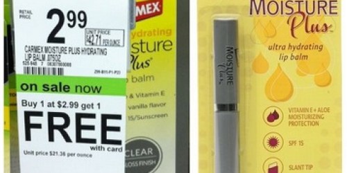 Walgreens: Carmex Moisture Plus Lip Balm as Low as Only $0.50 (Through 2/23)