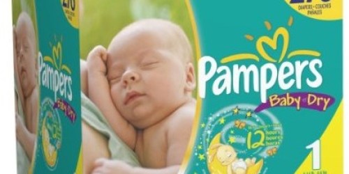 Amazon: Pampers Baby Dry Diapers (Size 1 & 2) as low as $0.13 Each Shipped