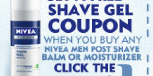 Free Nivea for Men Shave Gel with Face Care Purchase Coupon = 2 Free Products at CVS (Starting 1/6)