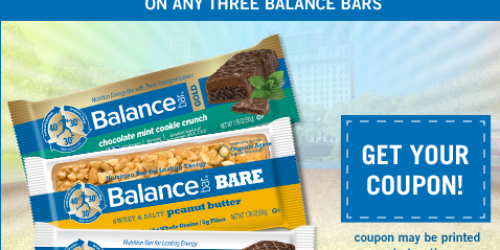 Walgreens: Balance Bars Only 17¢ Each (Through 1/26)