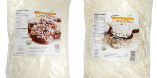 Tropical Traditions: Great Deals Organic Coconut Chips, Flakes, Flour & More (+ Free Shipping Promo!)