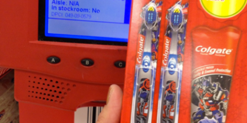 Target: 90% Off Seasonal Clearance = $0.29 Colgate Transformers Set & $0.09 Bath Sponges