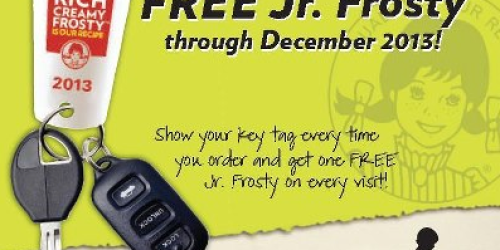 Wendy’s: FREE Jr. Frosty for the Rest of 2013?!