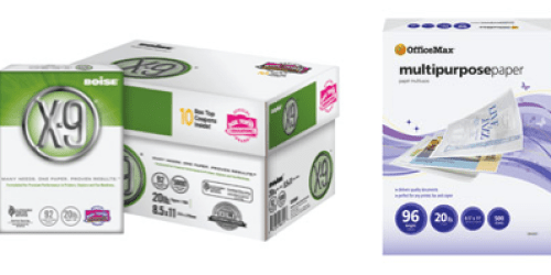 OfficeMax: 10-Ream Case of Paper Only 1¢ After MaxPerks Bonus Rewards ($43.99 Value!) + More