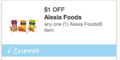 $1/1 Alexia Foods Item Coupon (Available Again)