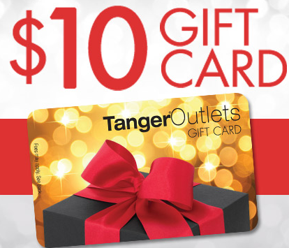 Tanger Outlet: FREE $10 Gift Card (1/8-1/10)