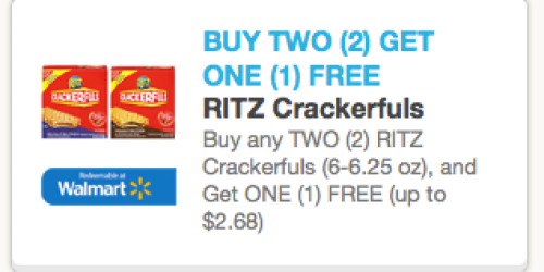 Rare Buy 2 Get 1 FREE Ritz Crackerfuls Coupon