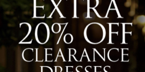 Victoria’sSecret.com: Extra 20% off Clearance Dresses + FREE Shipping on $25 = Great Deals