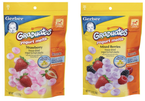 gerber graduates yogurt