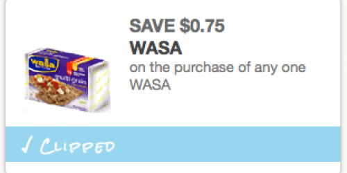 Rare $0.75/1 Wasa Product Coupon = Crispbread or Crackers Only $0.93 at Walmart