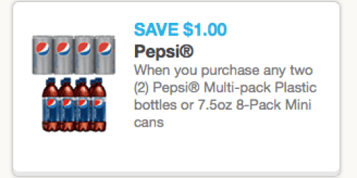 Rare $1/2 Pepsi Bottles or Mini Cans Coupon
