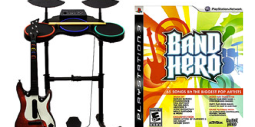 Walmart.com: *HOT* Band Hero Bundle w/ Guitar, Mic & Drums (for PS3) Only $44.96 – Reg. $159