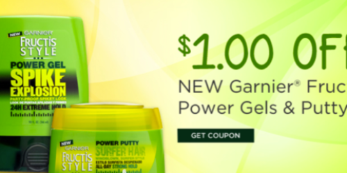 Rite Aid: New $1/1 Garnier Power Gel or Putty Coupon = Great Deals on Stylers Starting 1/20