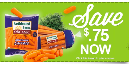 Rare $0.75/1 Earthbound Farm Organic Coupon = Possibly FREE Carrots at Walmart