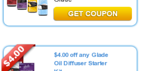 *HOT* $2/1 Glade Expressions Coupon & $4/1 Oil Diffuser Coupon + CVS, Walmart & Target Deals