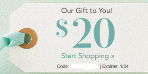 Tiny Prints: Check Your Email for $20 Off Your Next Order (No Minimum Purchase Required!)