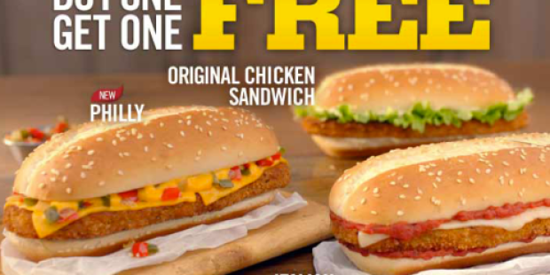 Burger King: Buy 1 Get 1 Free Chicken Sandwich