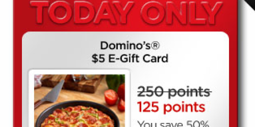My Coke Rewards: $5 Domino’s E-Gift Card Only 125 Points (50% Off!)