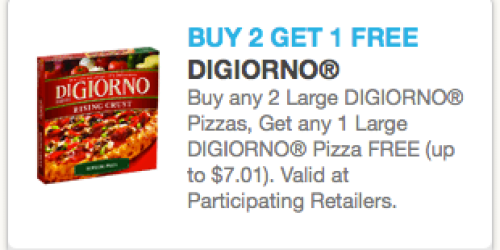 Buy 2 Get 1 FREE Digiorno Pizza Coupon Reset = Great Deals at Rite Aid and Target This Week