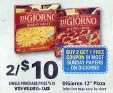 Buy 2 Get 1 FREE Digiorno Pizza Coupon Reset = Great Deals at Rite Aid ...