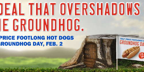 Sonic Drive-In: 1/2 Price Footlong Hot Dogs on Groundhog Day (Today Only)