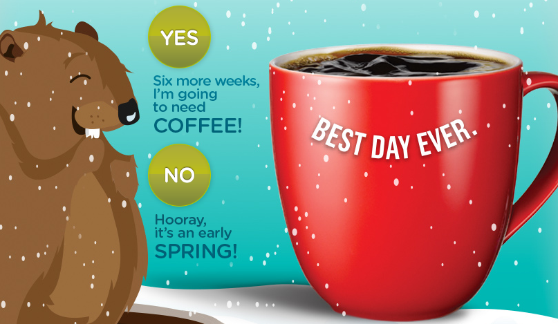 Possible FREE Sample of Seattle's Best Coffee on Groundhog Day (10,000 ...